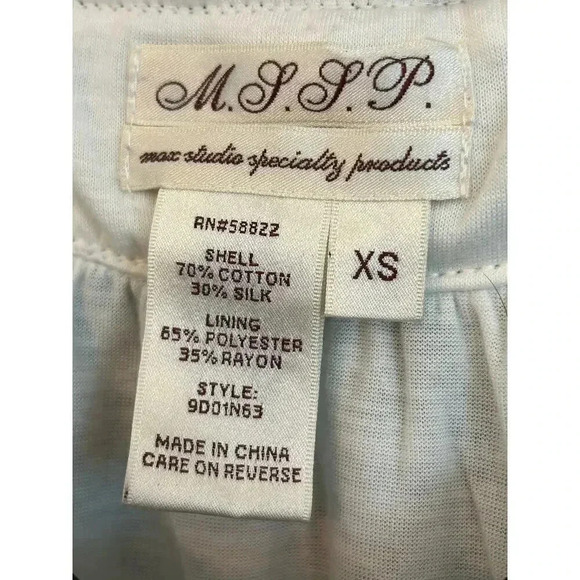 m.s.s.p. aline sleeveless silk blend sundress size xs - Picture 5 of 7